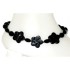 Black Flower Ankle Bracelet