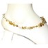 Citrine Chip Beaded Ankle Bracelet