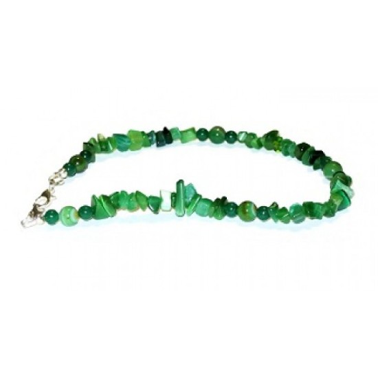 Green Beaded Ankle Bracelet