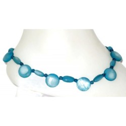 Turquoise Mother-of-Pearl Ankle Bracelet
