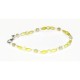 Yellow Beaded Ankle Bracelet 