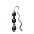 Black, Gray and White Beaded Bookmark