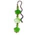 Green Mother-of-Pearl Flower Bookmark