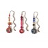 Multi-Colored 3-Piece Beaded Bookmark Set