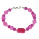 Fuchsia, Orchid Magenta Bracelet and Earring Set