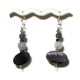 Light and Dark Gray Semi-Precious Bracelet Set