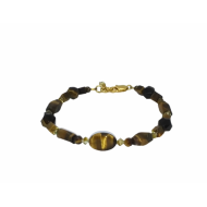 Brown Tiger Eye Beaded Bracelet