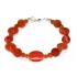 Red Orange Beaded Bracelet 