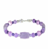 Purple Bracelet with Amethyst Center Stone