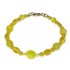 Yellow Bracelet with Semi-Precious Beads