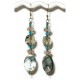  Abalone Fan Choker and Earring Set