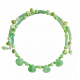 Apple Green Choker Set with Briolette Beads
