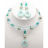 Light and Dark Green Amazonite Choker Set