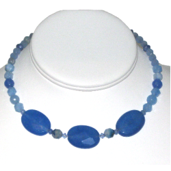 Blue Statement Choker