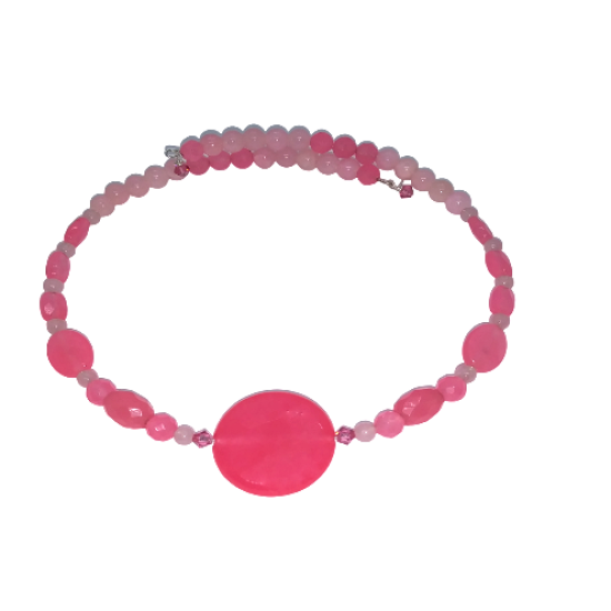 Hot Pink Statement Choker