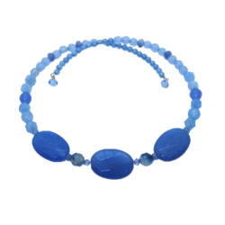 Blue Statement Choker