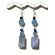 Blue Blend Dangle Earrings