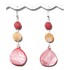 Coral and Peach Earrings