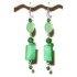 Green Dangle Earrings