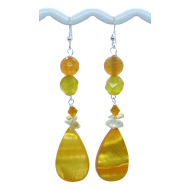 Orange and Yellow Earrings