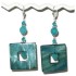 Teal Earrings 