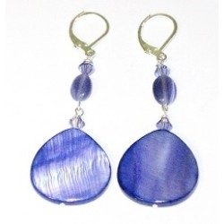 Violet Dangle Earrings