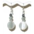 Pale Gray Blend Earrings  