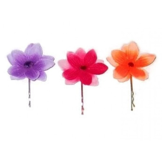 3-Piece Flower Hairpin Set