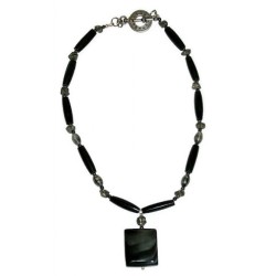 Black and Grey Men's Necklace