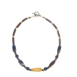 Brown, Black and Beige Men's Necklace