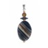  Oval Agate Men's Pendant