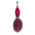 Burgundy, Red, Brown and Beige Men's Pendant