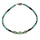 Celery Green, Black, and Beige Men's Necklace