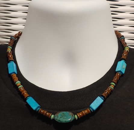 Tibetan Turquoise Necklace – Lhasa Artisan Brand