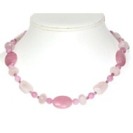 Pink Beaded Necklace 
