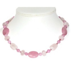 Pink Beaded Necklace 