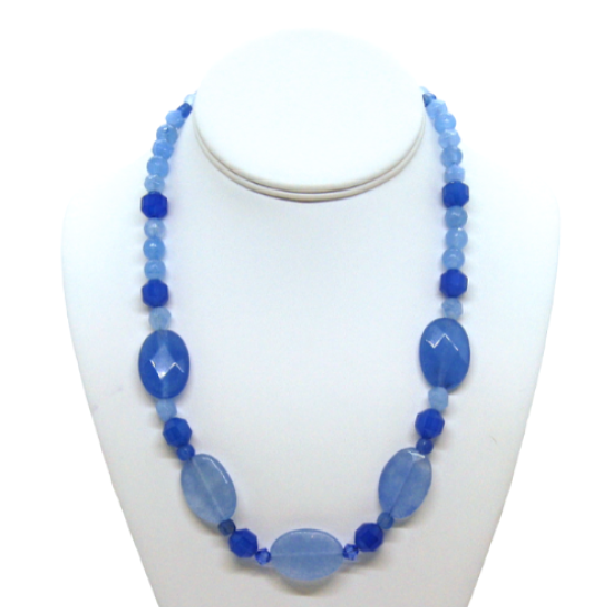 Royal, Sapphire and Light Blue Necklace