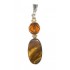 Maple Brown and Champagne Pendant