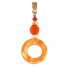  Orange Donut Mother-of-Pearl Pendant