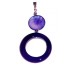 Purple Jade and Mother-of-Pearl Pendant