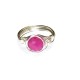 Fuchsia Jade Wire-Wrapped Ring