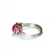 Fuchsia Jade Wire-Wrapped Ring