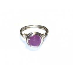 Orchid Jade Wire-Wrapped Ring